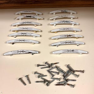 MCM  Drawer Pulls 14 for Restoration, Starburst Pattern