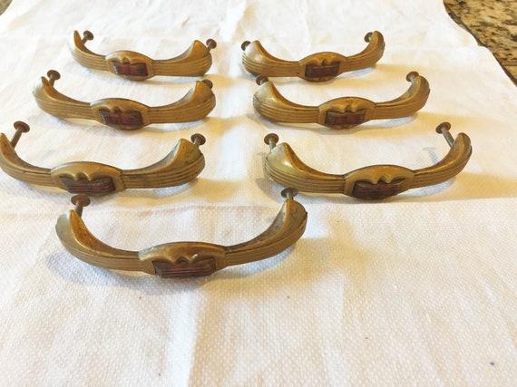 Art Deco Drawer Pulls 7 Etsy