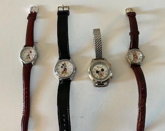 Disney Watches, Mickey, Miney, and Pooh watches