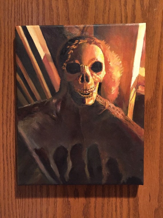 The Visitor - Oil Painting on Canvas 8”x10” - Etsy