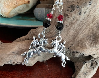 Heart of a knight earring