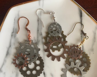 Gears of Change Earrings