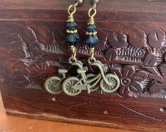 Ride my bicycle earring