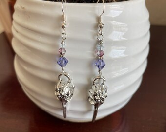 Floral obscure earring