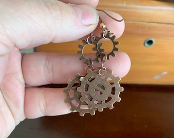 Gears of change earrings v2