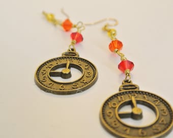 Time on Fire Earrings