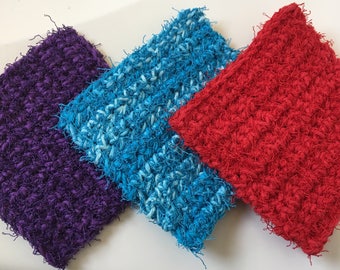 Set of 2 Ultimate Dish Scrubbies, My Favorite Scrubby, Crochet Dish Scrubby