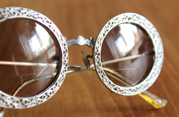 Vintage Tura Eyeglasses - 1960s Cast Metal Eye Fr… - image 1