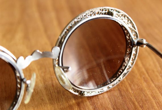 Vintage Tura Eyeglasses - 1960s Cast Metal Eye Fr… - image 5
