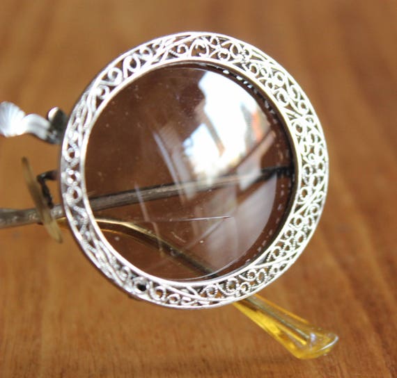 Vintage Tura Eyeglasses - 1960s Cast Metal Eye Fr… - image 2