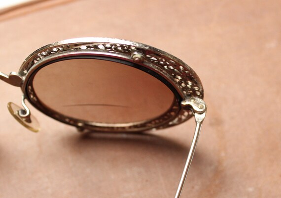 Vintage Tura Eyeglasses - 1960s Cast Metal Eye Fr… - image 7