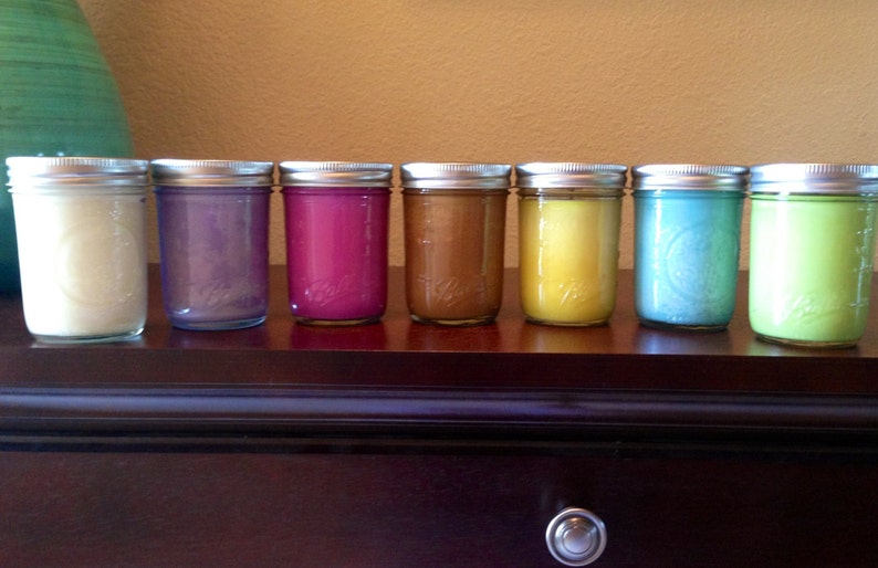 Fall Candles 8 Oz. Ball Mason Jar Candle Made With 100 Soy Etsy