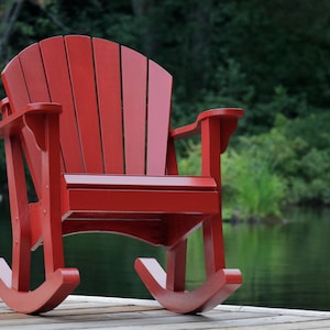 Nanas Adirondack Rocker - Downloadable PDF prints full size patterns on a 24" roll plotter