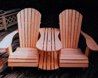 Folding Adirondack Chair Plans | Etsy