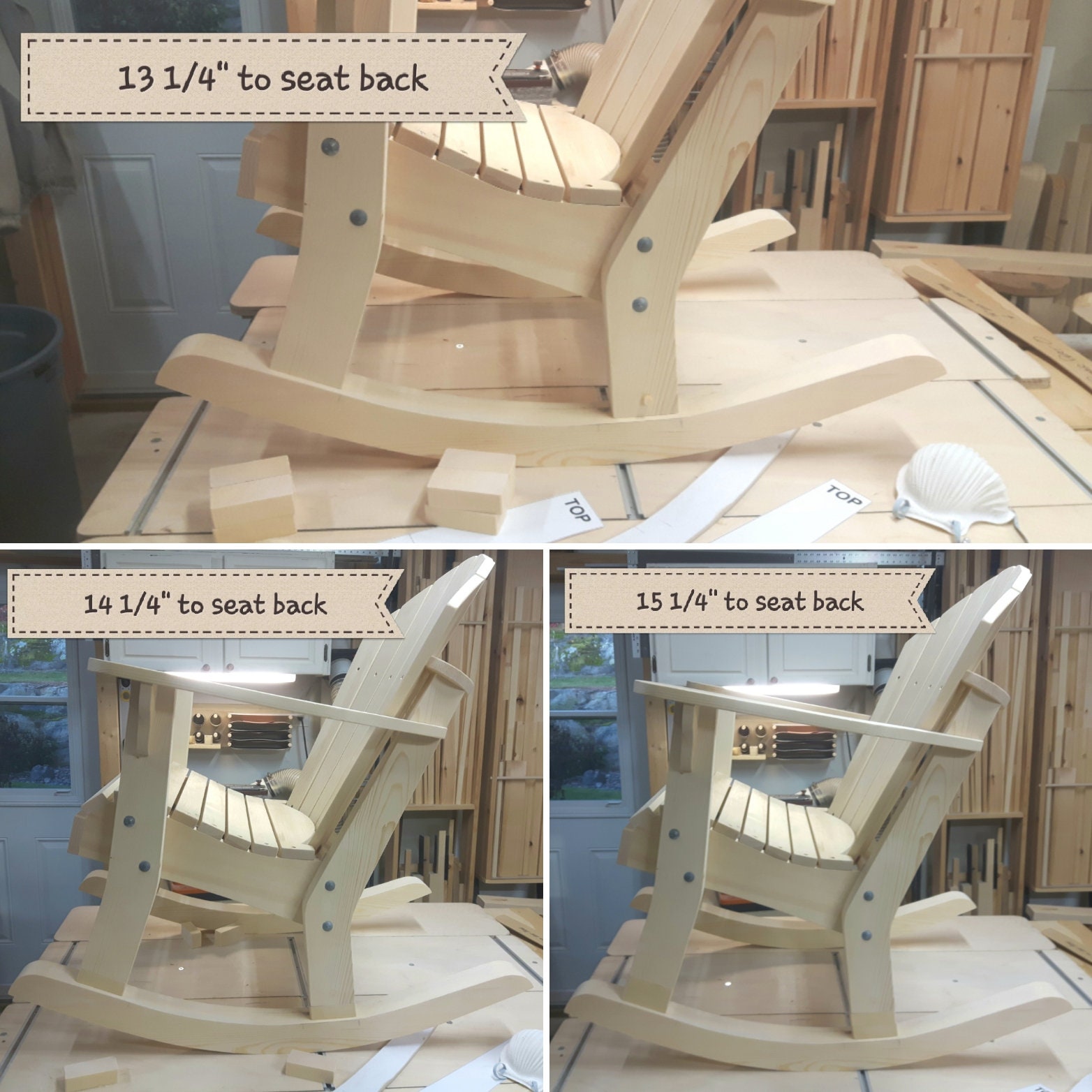 Nanas Rocker CONVERSION Kit for the Tall Chair Plans Etsy Canada