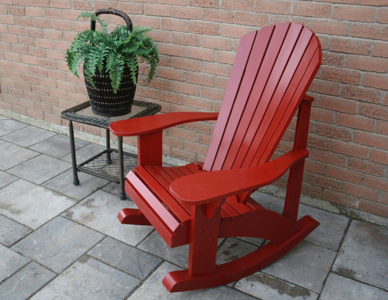 Grandpa's Adirondack Rocker Plans - Mailed full size patterns