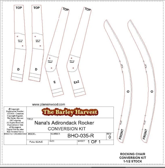 Cnc rocking chair plans hotsell