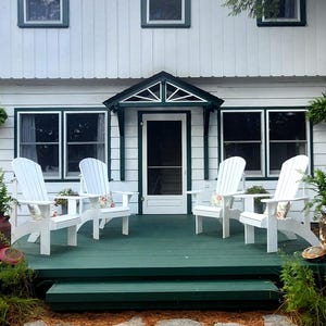 Grandma Adirondack Chair Plans - Downloadable PDF prints full size patterns on a 24&quot; roll plotter