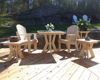 Adirondack Patio Set Plans - DWG files for CNC machines