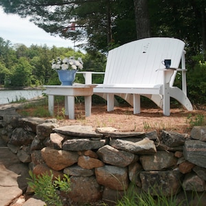 Adirondack Loveseat or Family Bench Plans- DWG files for CNC machines