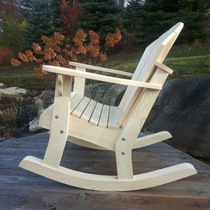 CNC Nanas Rocker 3 PIECE conversion kit for the Tall Chair Plans - DWG file