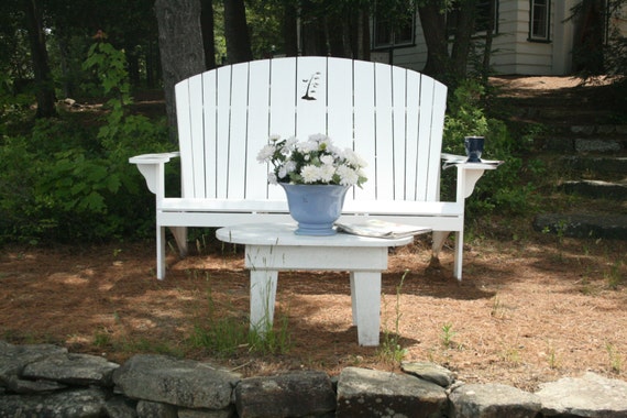 Adirondack Loveseat Or Family Bench Plans Digital Cad Pdf Etsy