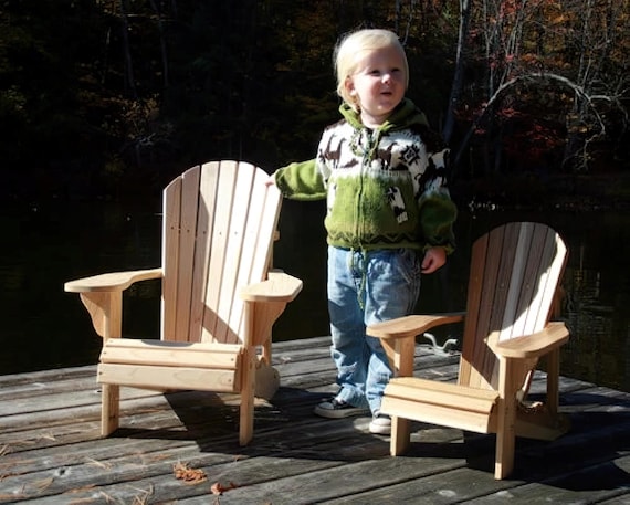 Junior Size Adirondack Chair Plans - DWG files for CNC machines
