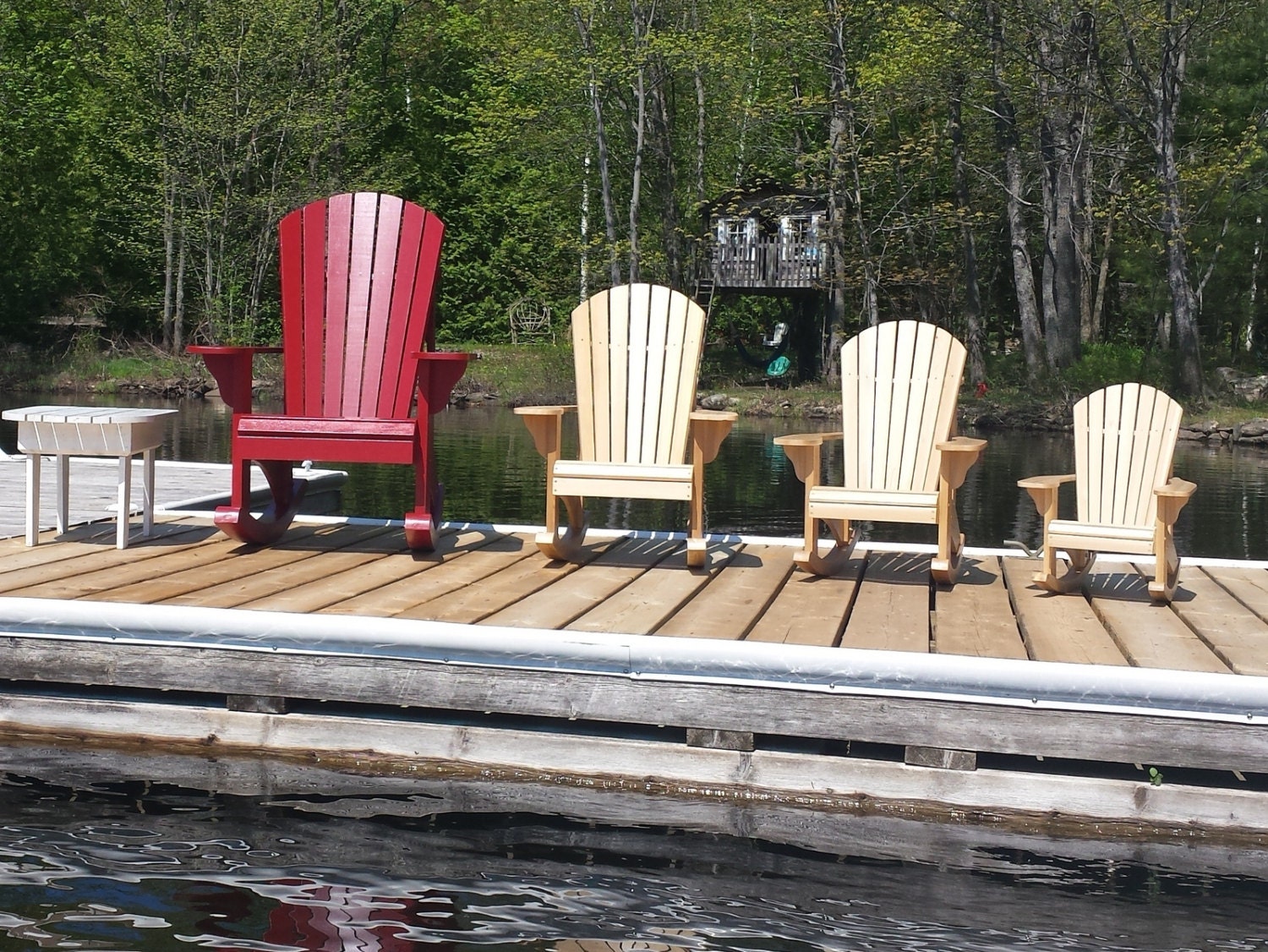 Junior Size Adirondack Rocking Chair Plans | Etsy