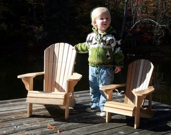 Progetti per sedie Adirondack Junior Size - Modelli in formato PDF scaricabili stampati a grandezza naturale su un plotter a piano fisso da 24"x36", presso la tipografia locale