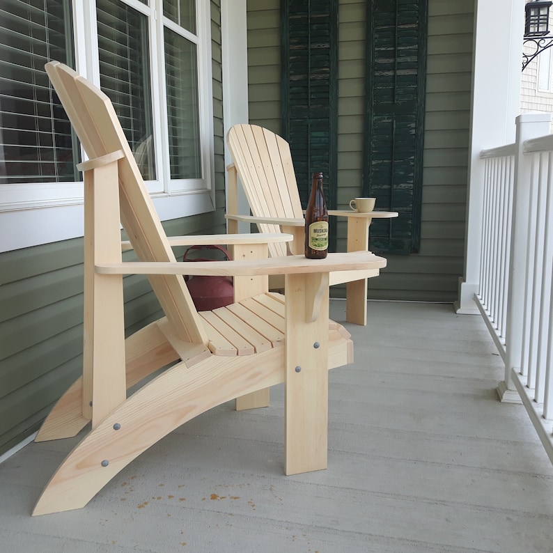 Grandma Adirondack Chair Plans Downloadable PDF Prints Full Etsy