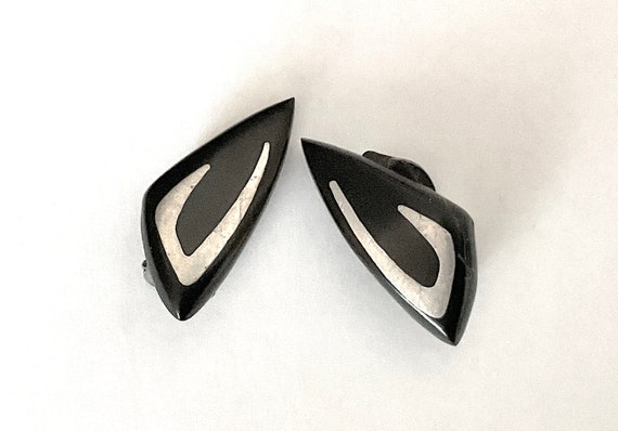 Hans HANSEN BROOCH and Earrings SET Mid-Century M… - image 4