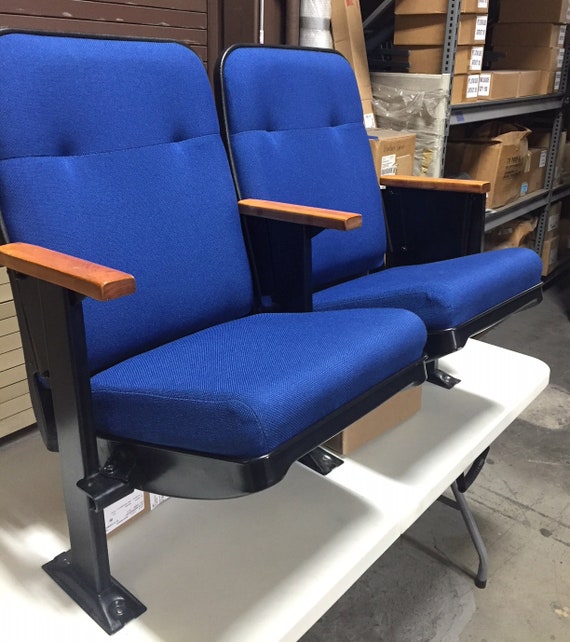 Home Theater Movie Cinema Seating Theater Seat Cinema Seating Fixed Back Blue Local P U Only L A Ca