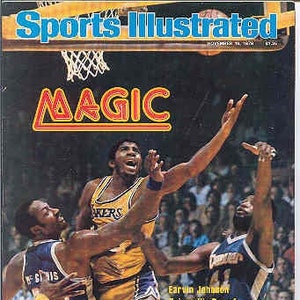 Sports Illustrated THE MAGIC IS BACK, Magic Johnson 1981 Los Angeles Lakers