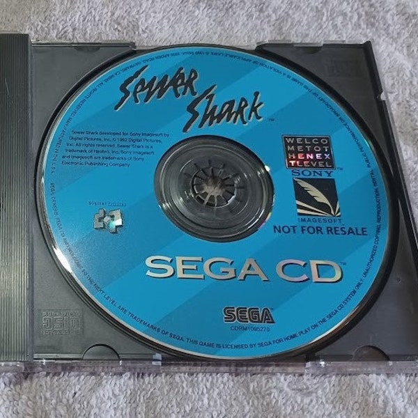 Sega Genesis CD Of Sewer Shark Game