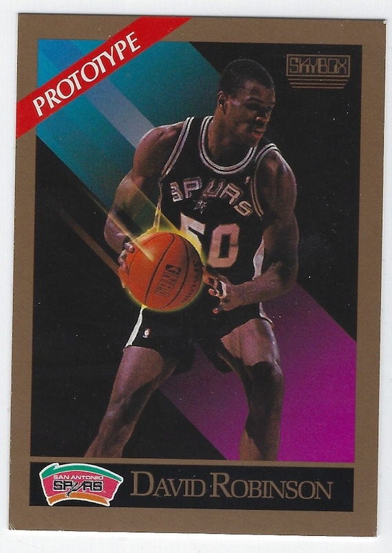 1990 Skybox Basketball Card 259 San Antonio Spurs David Etsy