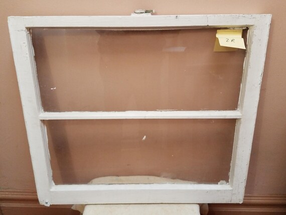 Vintage Antique Wood Vintage Reclaimed 2 Pane Window From Etsy