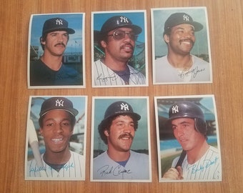 1981 NY Yankee Topps Giants Baseball Card Partial Set Bonus: 1980 Topps Giants Yankees Graig Nettles & FREE SHIPPING!!