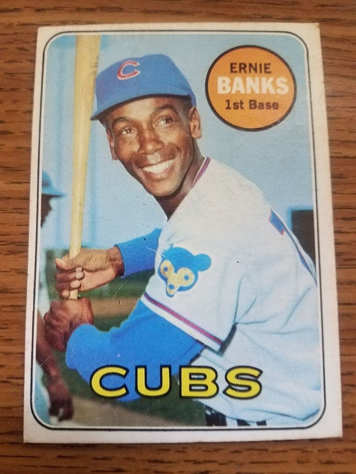 1969 Topps Ernie Banks Baseball Card FREE SHIPPING - Etsy