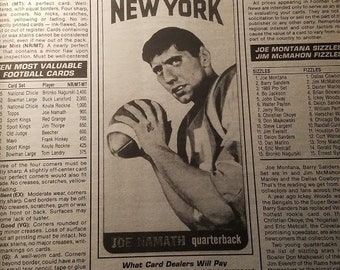 Allan Kaye's 1990 Football Card News Price Guide Premier Issue #1 With Joe Montana on the Cover+bonus Cards - Etsy Allan Kaye's 1990 Football Card News Price Guide Premier Issue #1 With Joe Montana on the Cover+bonus Cards - Etsy