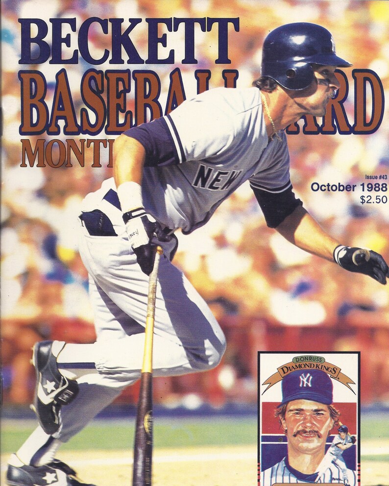 4 Becket Baseball Price Guides With Don Mattingly on the Etsy