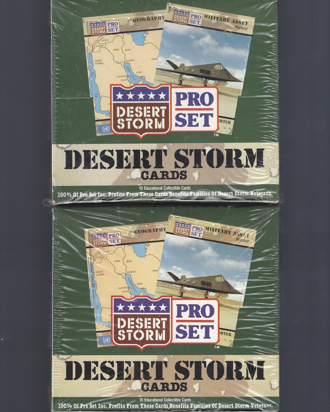 199091 Pro Set Desert Storm Cards Wax 2 Boxes Sealed Etsy
