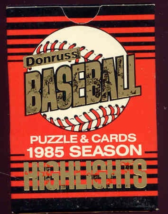 Collectibles 3 1985 Donruss Baseball Highlights Sets With Lou Gehrig