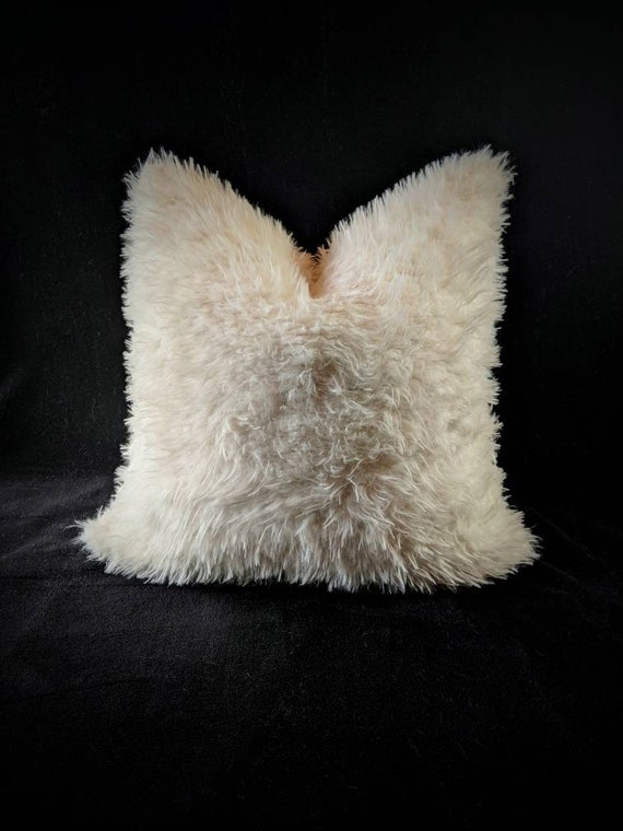 fuzzy pillow shams