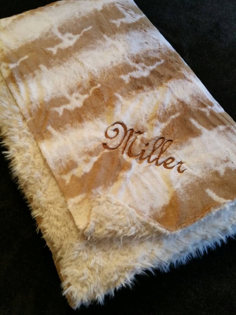 Rustic Western Inspired Llama Yak Faux Fur Large Throw Blanket Etsy