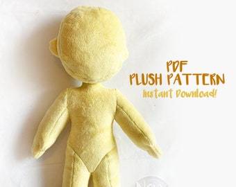 Human Doll/ Humanoid PDF Plush Pattern