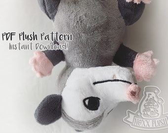 Hanging Possum PDF Plush Pattern