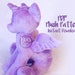 Sitting Pony PDF Plush Pattern by Noxxplush