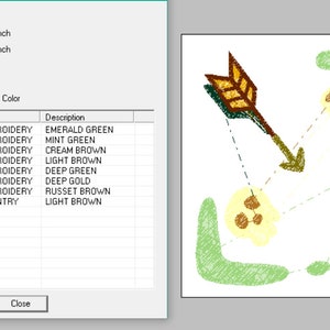 Embroidery Color change guide