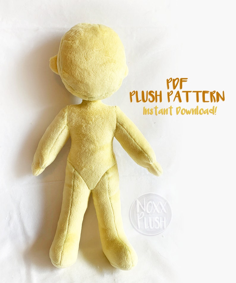 Human Doll/ Humanoid PDF Plush Pattern image 1