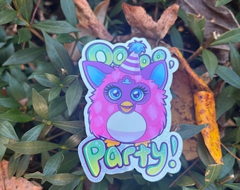 Furby Party Sticker